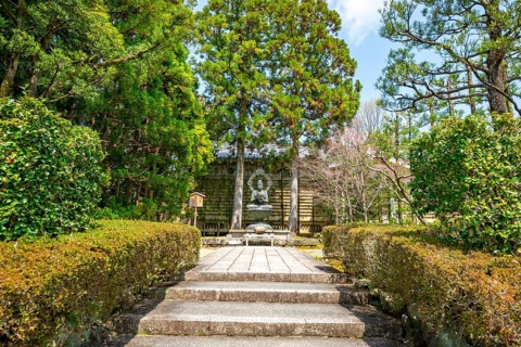 Buddha statue, Ninna-ji temple, Buddhist temple, Kyoto, Japan
