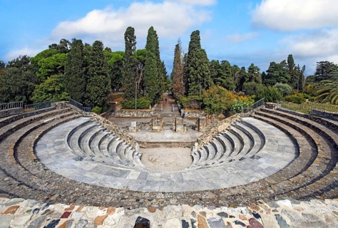 Odeon of Kos, small theatre, reconstruction, originally built probably in the 2nd century AD,