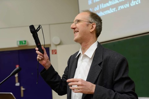 Friedemann Pulvermüller in an introduction to linguistics, 08.02.2013