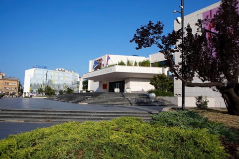 Serbian National Theatre, Old Town, Novi Sad, Vojvodina Province, Serbia