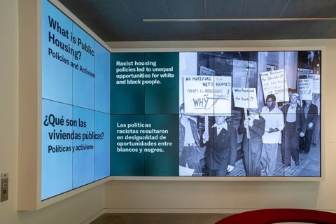 Chicago, Illinois - The National Public Housing Museum. The museum occupies the last standing
