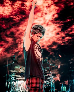 Singer Takahiro Moriuchi from One Ok Rock live on Detox European Tour 2025 in Berlin's