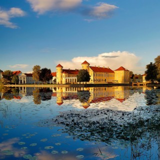 Rheinsberg Castle, lakeside with Lake Grienerick, Ostprignitz-Ruppin district, prime example of