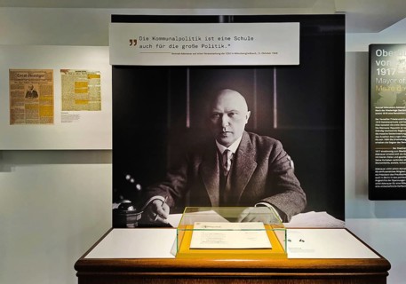 Exhibition on the life of Konrad Adenauer at the Federal Chancellor Adenauer House Foundation,