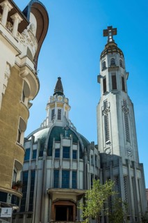 Vichy, listed as World Heritage by UNESCO. Saint-Blaise church, Allier, Auvergne-Rhone-Alpes,