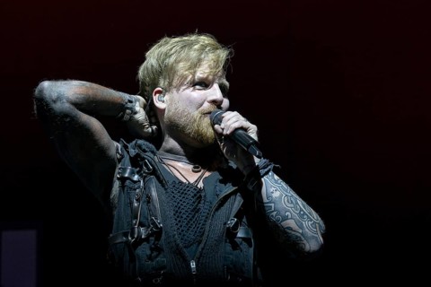 Johannes Johnny Stecker, Singer, Soulbound, Metal Band, D, live at Columbiahalle Berlin on 10