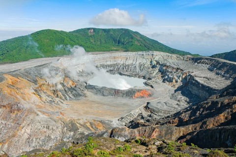 Poas volcano, Poas National Park, Costa Rica, Central America