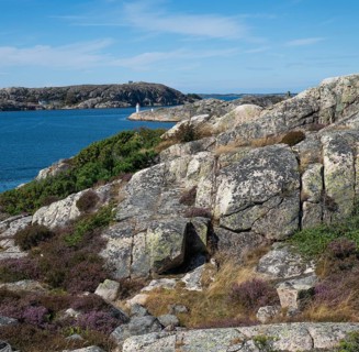 Archipelago landscape with granite rocks, Resö Island, Bohuslän, Skagerrak, Sotenäs, Västra