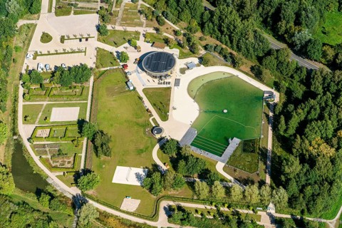 Naturbad Winsen, swimming pool, natural pool, Eckermannpark, outdoor pool, climate-neutral, plant