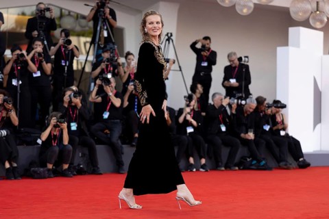 Venice, Italy - 2 September 2025: Eva Herzigova during the red carpet of - A house of Dynamite -