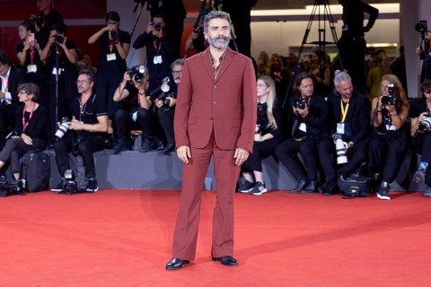 Venice, Italy - 3 September 2025: Oscar Isaac during the Red Carpet of - Cartier Glory To The
