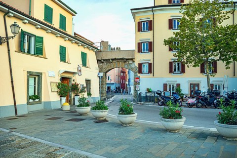 Streets of Muggia, Friuli-Venezia Giulia, Italy