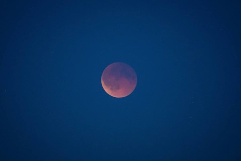 Lunar eclipse as seen from Berlin on 07.09.2025