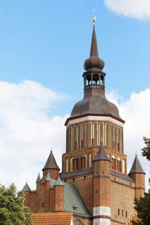 Church tower, 104 metres high with a view from a height of 84 metres, St. Mary's Church, also known