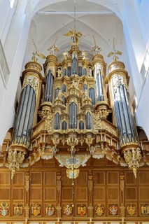 Stellwagen organ, built 1653-1659 by Friedrich Stellwagen, Baroque, St. Mary's Church, also known