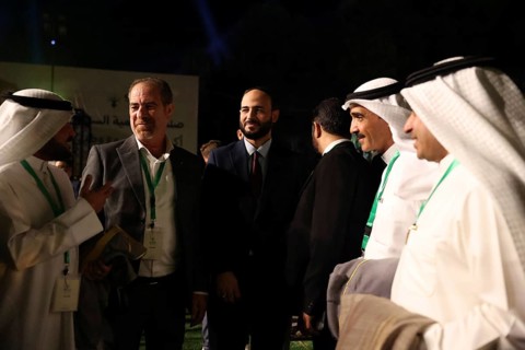 Aleppo Governor Azzam Gharib took part in the Damascus Citadel ceremony where President Ahmed