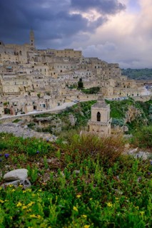Church of San Pietro Caveoso, cave settlement, cave dwellings, houses, Sassi, Matera, Unesco World