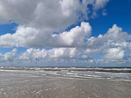 California kitesurfing Masters 2025 on the edge of the UNESCO World Heritage Wadden Sea, North Sea,