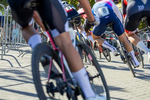 42nd Kerwe cycle race in Mutterstadt, Palatinate. Prize of the municipality & Sparkasse Vorderpfalz