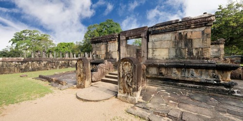 Buddha tooth relic temple, Polonnaruwa ruins of the garden-city created by Parakramabahu the Great