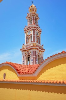 Panormitis monastery, Panormitis, Symi Island, Dodecanese Islands, Greece