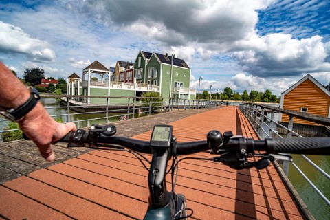 Small town of Houten near Utrecht, bicycles have priority in the town of 50, 000 inhabitants,