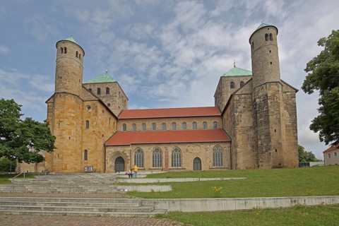 Ottonian UNESCO St Michael's Church, St Mary's Cathedral, Hildesheim, Lower Saxony, Germany