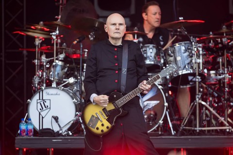 Billy Corgan (singer) and Jimmy Chamberlin (drummer) from The Smashing Pumpkins live on The Aghori