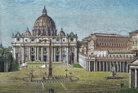 St Peter's Basilica in Rome, St Peter's Basilica, is the memorial church of the Apostle Simon
