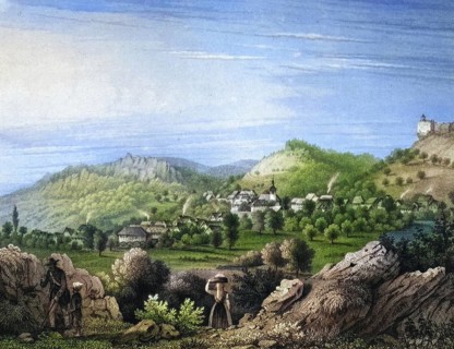 Muggendorf, climatic health resort, around 1850, Franconian Switzerland, district of Forchheim,