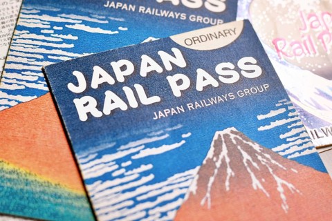 Germany - August 2nd 2025: Japanese Rail Pass for tourists. Train travel ticket for unlimited