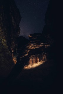 Bungle Bungle Range, Outback, hiking at night in Australia in high heat, Western Australia,