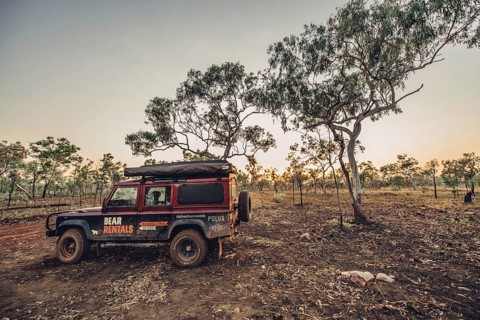 Australia Outback Landrover Camper, Australia