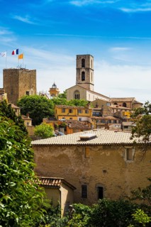 Panorama Old Town, Grasse, Alpes Maritimes, Provence Alpes Cote d'Azur, French Riviera, South of