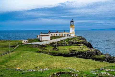 Neist Point Lighthouse, Isle of Skye, Scotland, UK