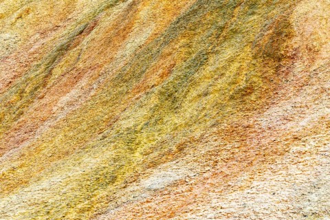 Discoloured rock, sinter, Jotunkjeldene, Spitsbergen, Svalbard