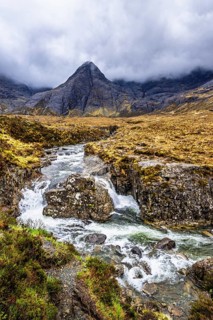 Fairy Pools and Waterfalls, Glen Brittle, Black Cuillin, Isle of Skye, Scotland, UK