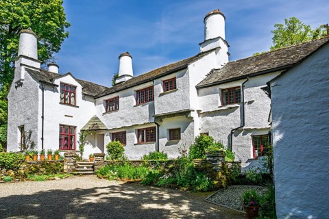 Townend house, National Trust, Troutbeck, Windermere, Lake District, Cumbria, England, United