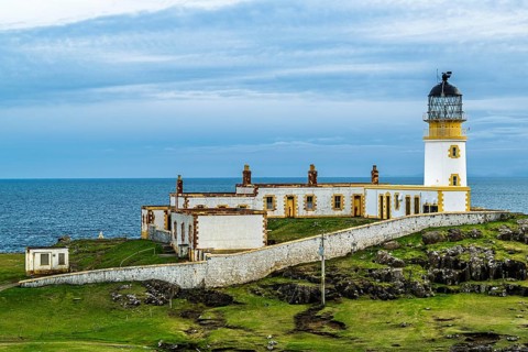 Neist Point Lighthouse, Isle of Skye, Scotland, UK