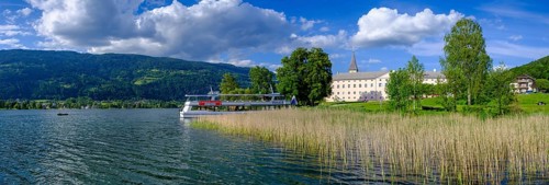 Ossiach Abbey, Lake Ossiach, Carinthia, Austria