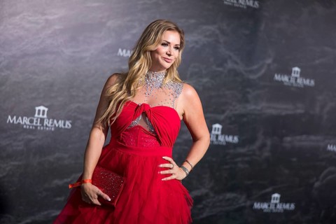 Natalie Bernsteiner at the Remus Lifestyle Night on the roof terrace of the Pure Salt Hotel in El