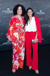 Barbara Wussow and Collien Ulmen-Fernande at the Remus Lifestyle Night on the roof terrace of the