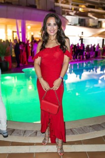 Nina Moghaddam at the Remus Lifestyle Night on the roof terrace of the Pure Salt Hotel in El Toro,