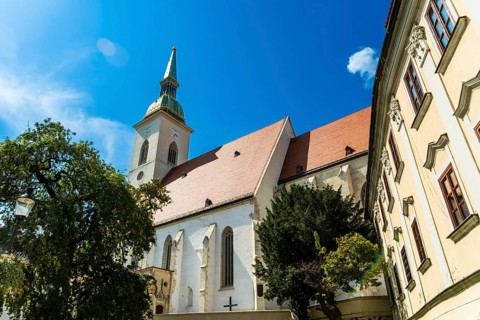 St Martin's Cathedral in Bratislava, Slovakia