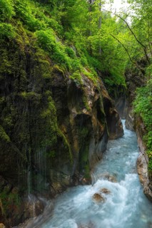 Magical Wimbach Gorge in Ramsau in Berchtesgadener Land