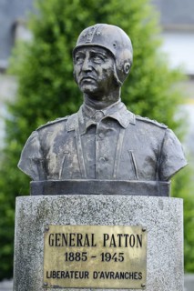 General Patton Memorial, General of the US Army in the Second World War, Place Patton, Avranches,