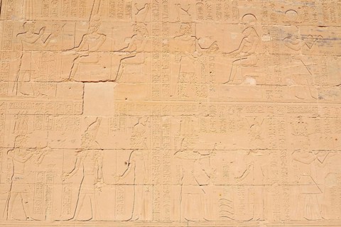 Relief, Temple of Philae, Aswan, Egypt