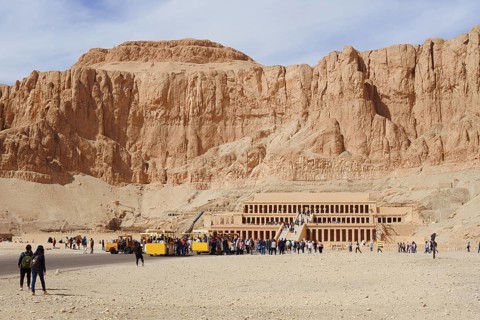 Temple of Hatshepsut, mortuary temple of Hatshepsut, Deir el-Bahari, Thebes, Luxor, Egypt