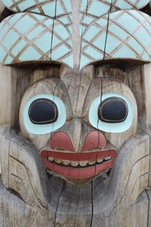 Totem Pole, Jasper, Jasper National Park, Alberta, Canada
