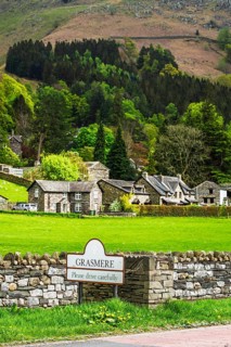 Grasmere Lake, Grasmere, Ambleside, Lake District, Westmorland, Cumbria, England, United Kingdom